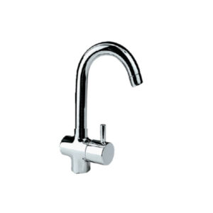 Jaquar Florentine Sink Cock with Regular Swinging Spout (Table Mounted Model) (Cat No. FLR-CHR-5357N)